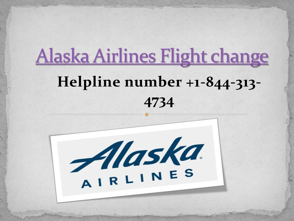 alaska airlines flight change