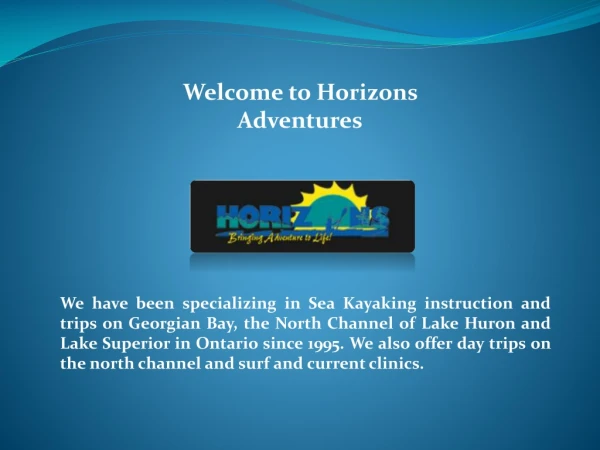 Lake Superior in Ontario, Horizons Trips Ontario