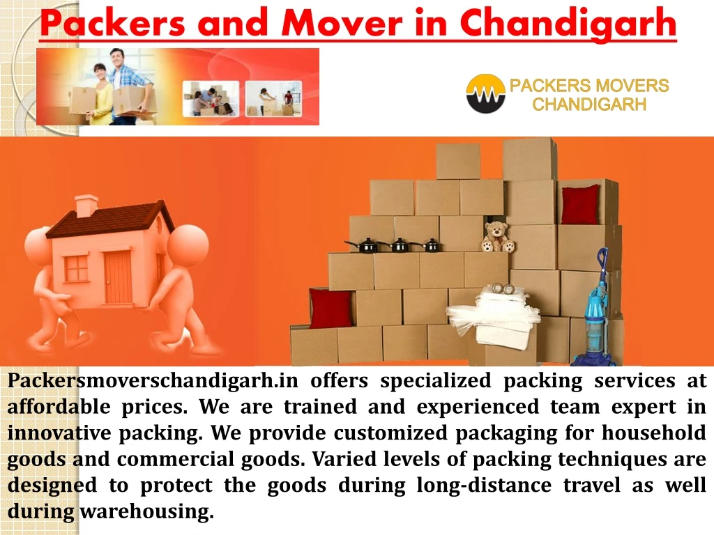packers and mover in chandigarh