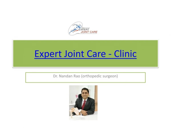Best orthopedic surgeon in navi mumbai - Expert Joint Care Clinic
