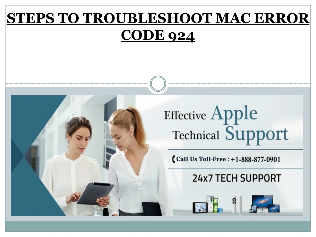 steps to troubleshoot mac error code 924