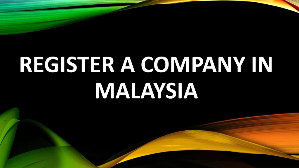 register a company in malaysia
