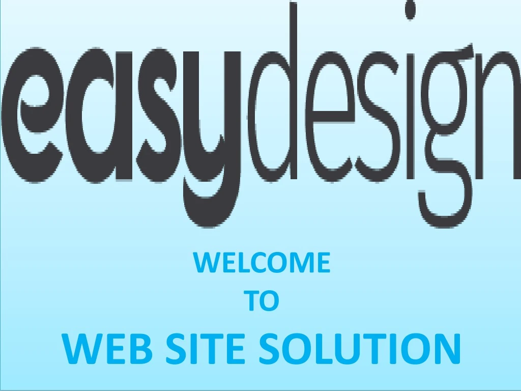 welcome to web site solution
