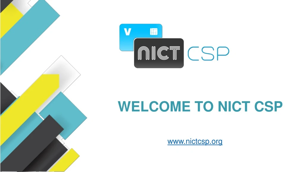 welcome to nict csp