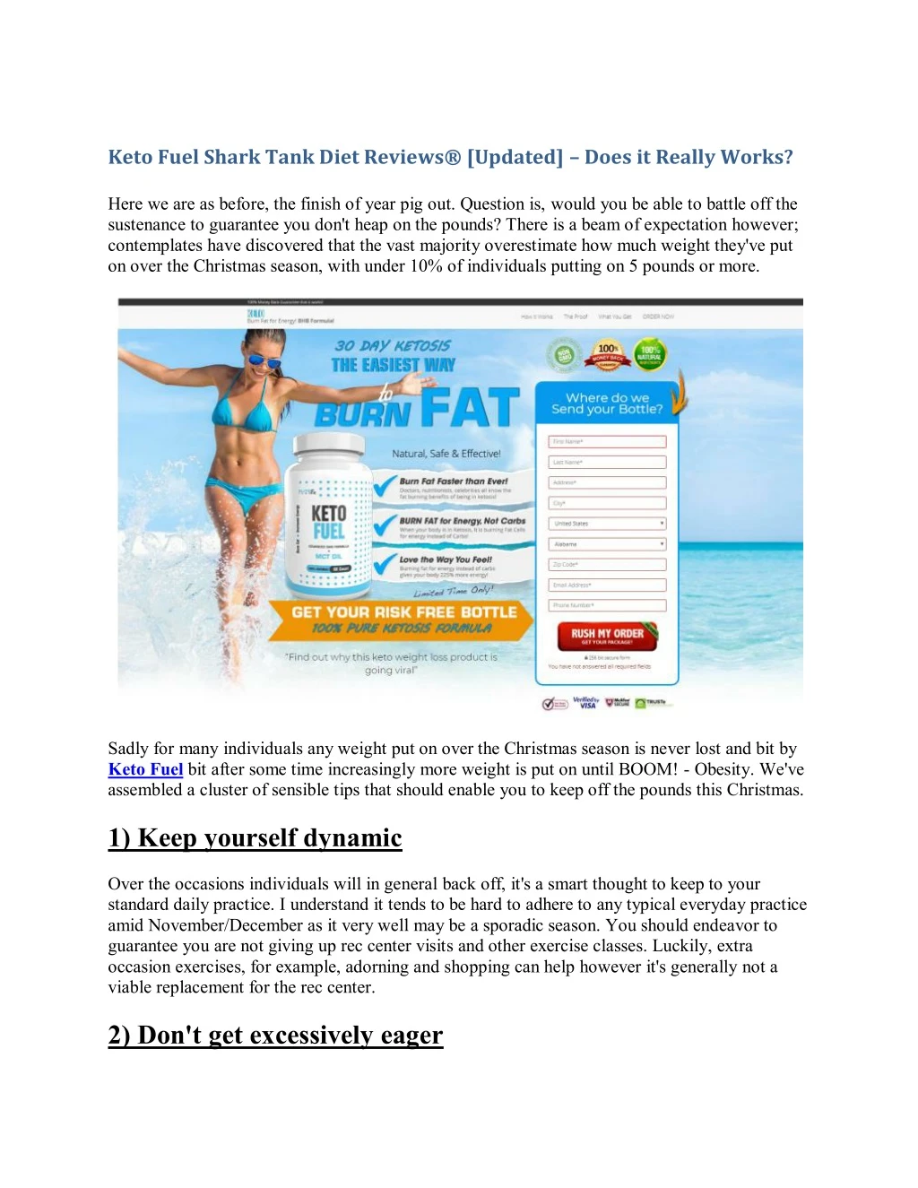keto fuel shark tank diet reviews updated does