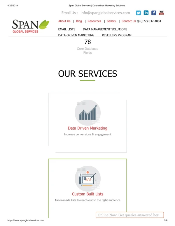 Email Database - Span Global Services