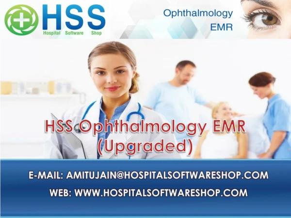 HospitalSoftwareShop Ophthalmology EMR Eye Hospital Software
