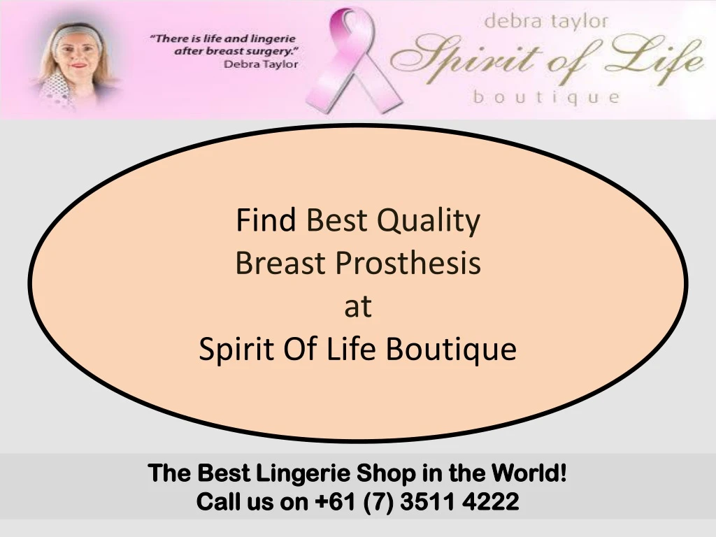 find best quality breast prosthesis at spirit