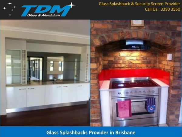 Glass Splashbacks Provider in Brisbane