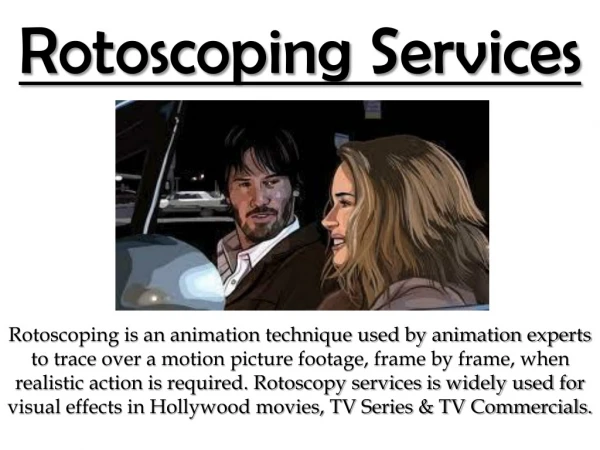 Rotoscoping Services