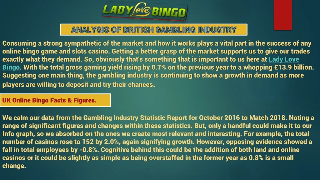 analysis of british gambling industry