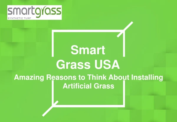 Amazing Reasons to Think About Installing Artificial Grass