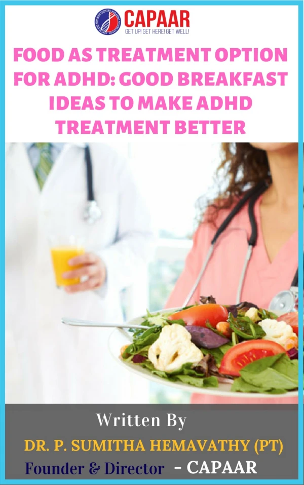 Food as Treatment Option for ADHD | Best ADHD Centre in Bangalore