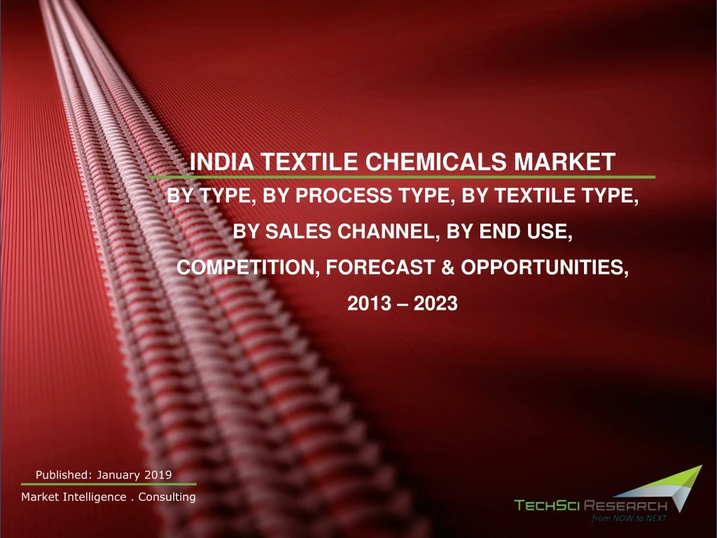 india textile chemicals market by type by process