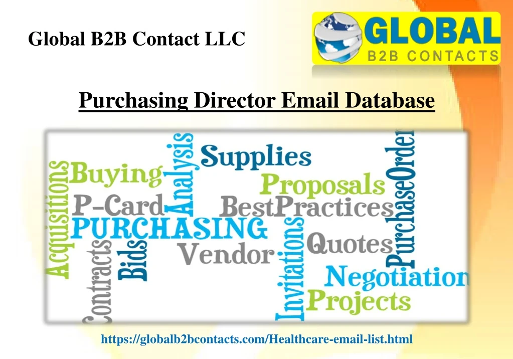 purchasing director email database