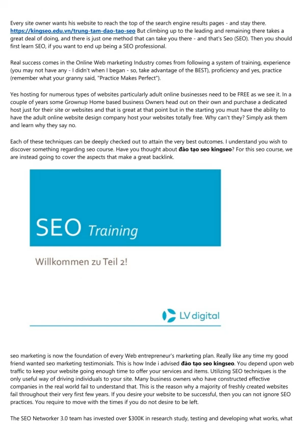 How To Pick The Best Seo Training Course And Fitness Instructor?