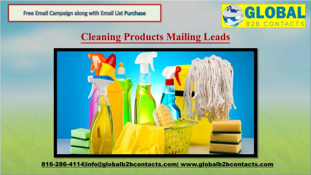 free email campaign along with email list purchase