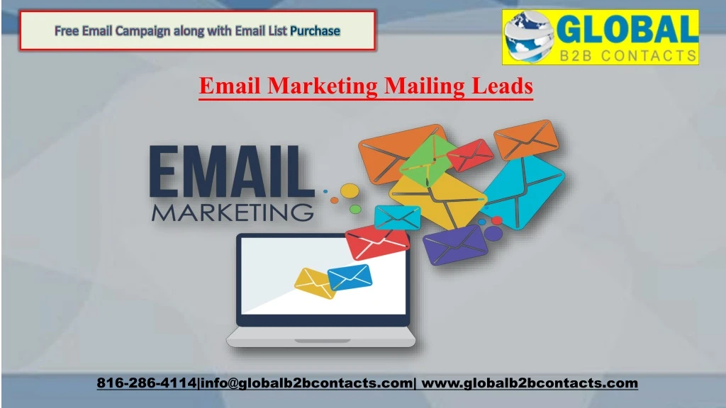 free email campaign along with email list purchase