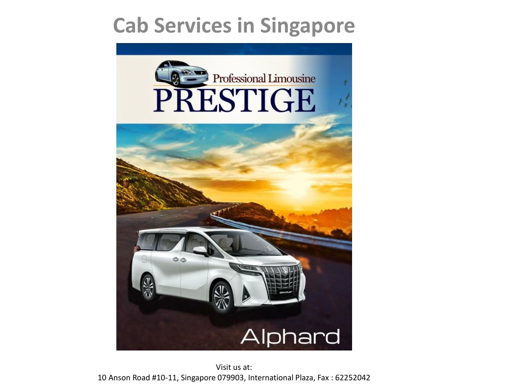 cab services in singapore