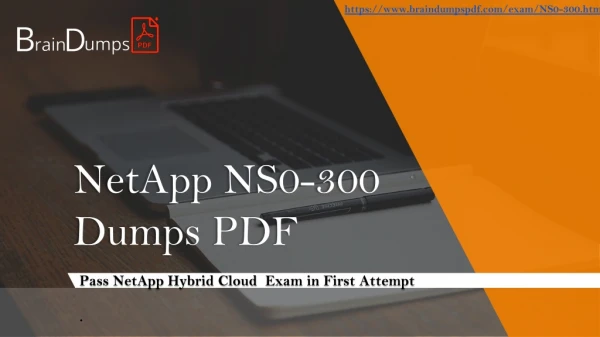 NetApp NS0-300 Real Exam Questions Answers - Tips To Pass Exam in 2019