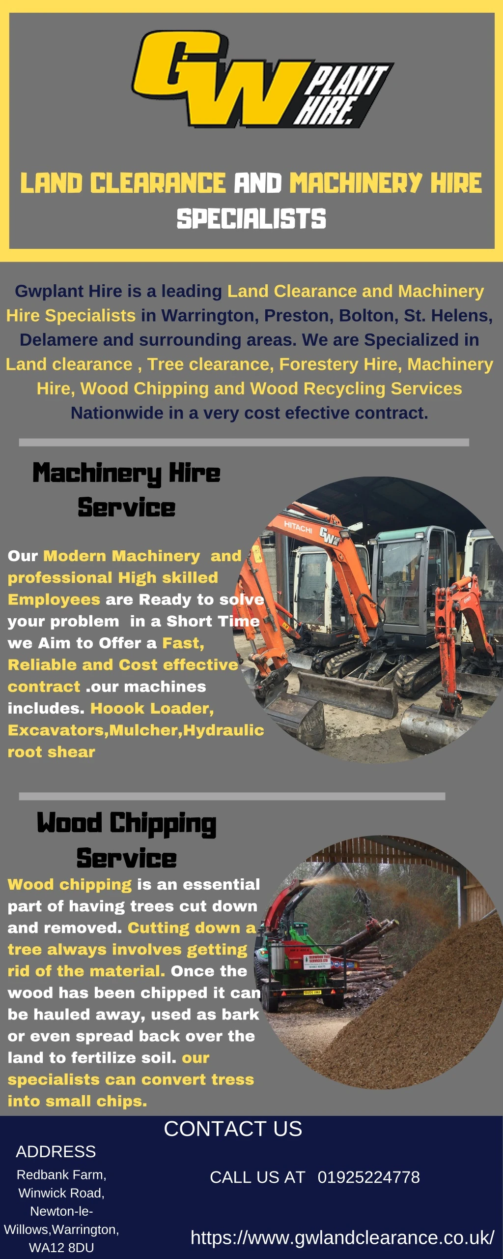 land clearance and machinery hire specialists