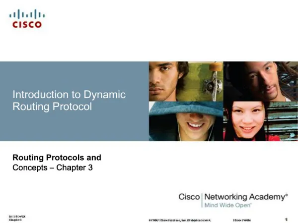 Introduction to Dynamic Routing Protocol
