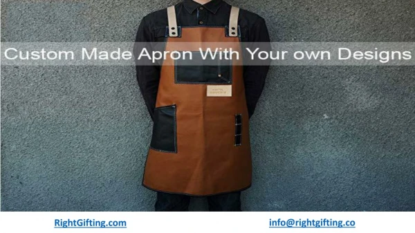 Personalized Aprons with Different Styles and Personalized Touch