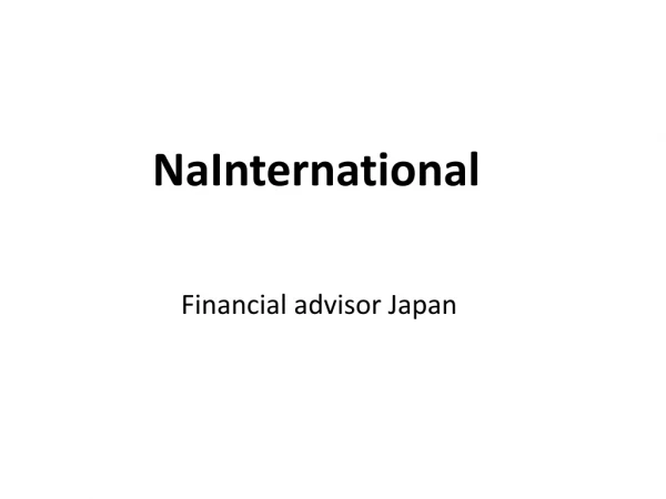 Financial advisor japan | Na International