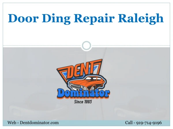 Door Ding Repair Raleigh NC