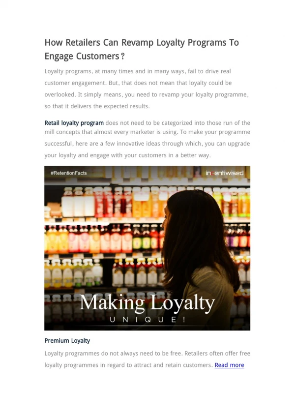 How Retailers Can Revamp Loyalty Programs To Engage Customers?