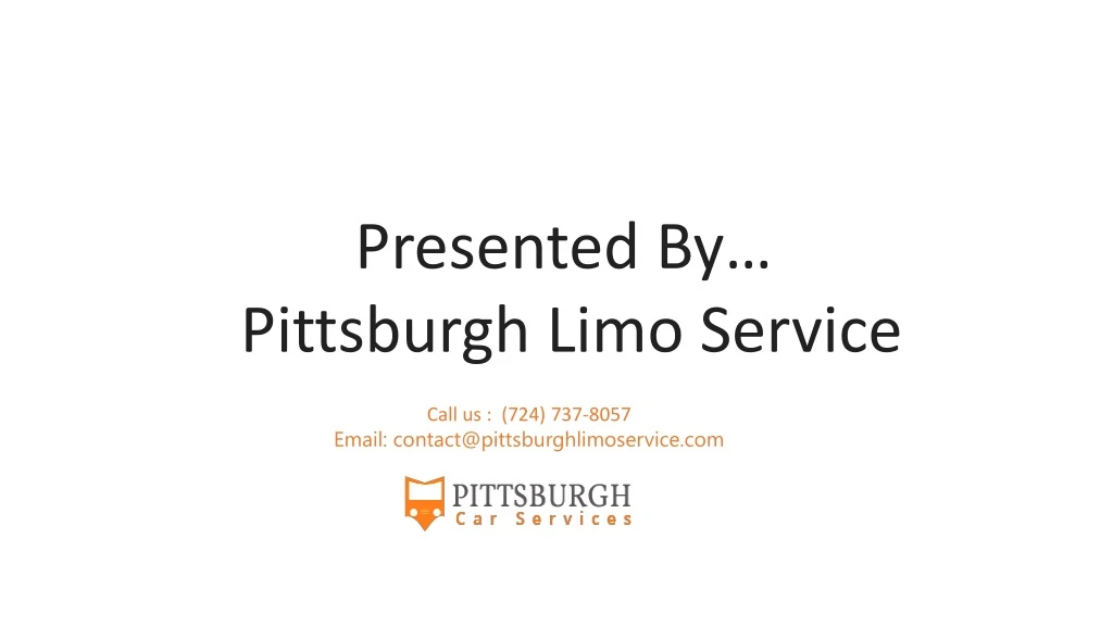 presented by pittsburgh limo service