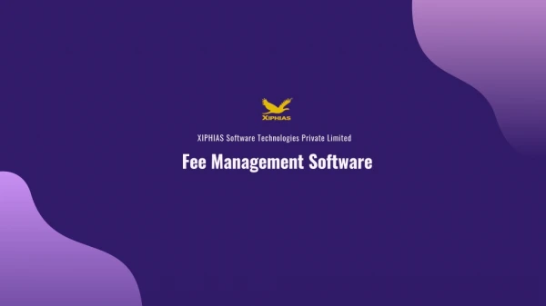 Fee Management Software