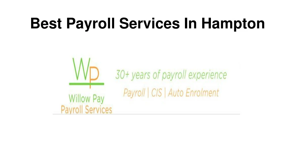 best payroll services in hampton