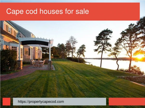 Cape Cod real estate