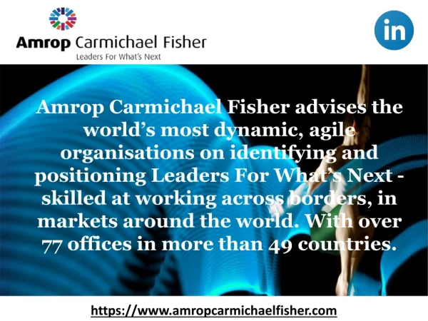 Amrop Carmichael Fisher - Leaders For Whats's Next