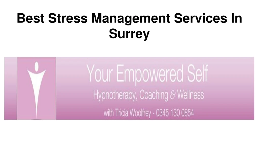 best stress management services in surrey