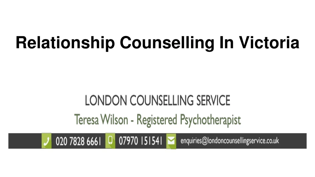 relationship counselling in victoria