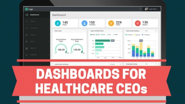 How are Healthcare Dashboards valuable for CEO's
