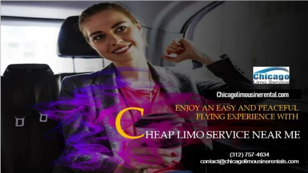 Enjoy an Easy and Peaceful Flying Experience with Limo Service Near Me
