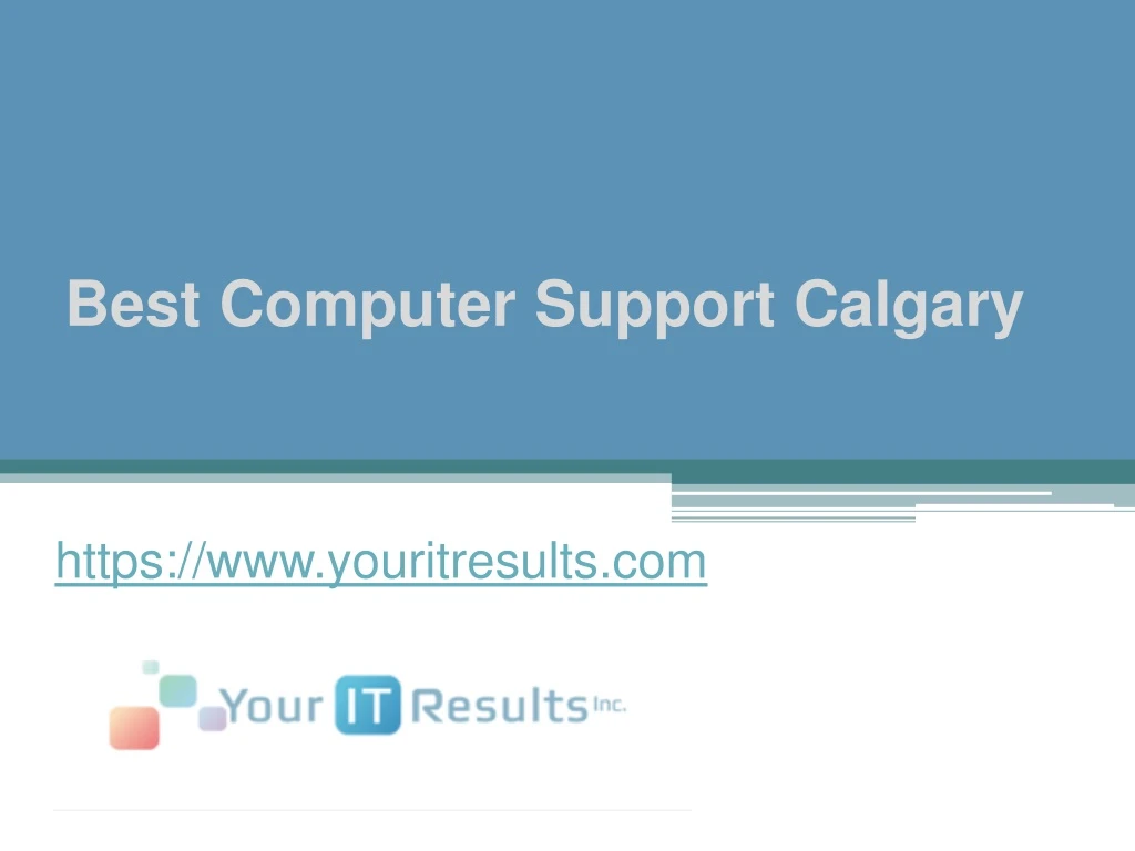 best computer support calgary