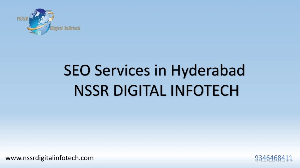 seo services in hyderabad nssr digital infotech