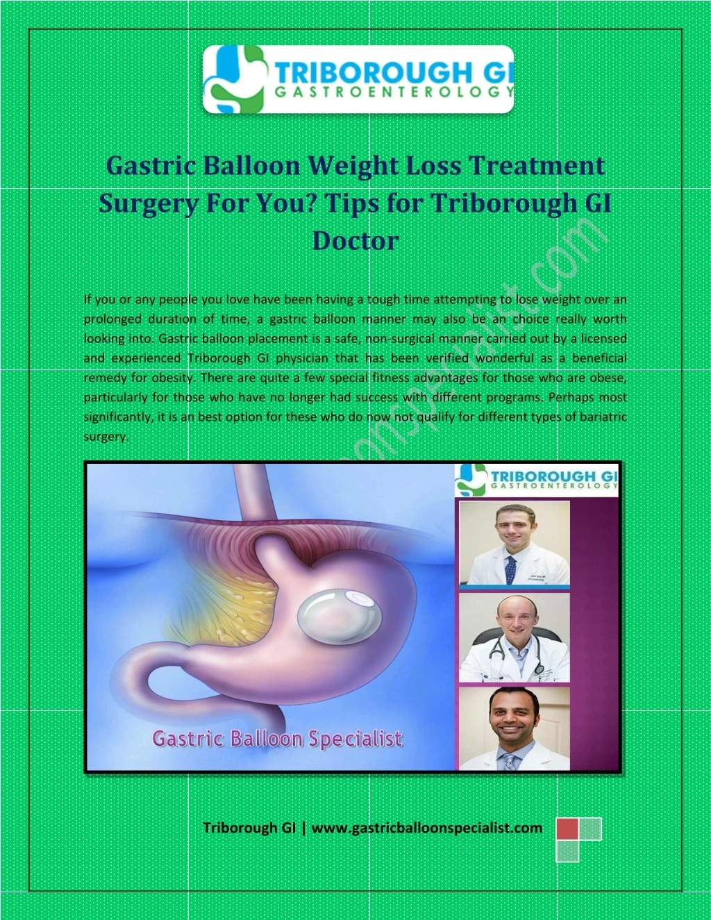 gastric balloon weight loss treatment surgery