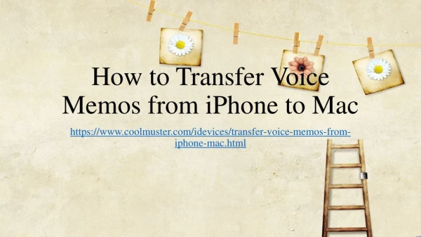 Transfer Voice Memos from iPhone to Mac