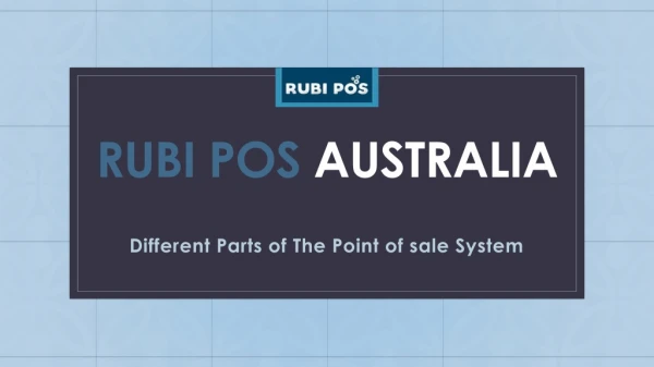 Explore The Different Parts Of The Point of sale System