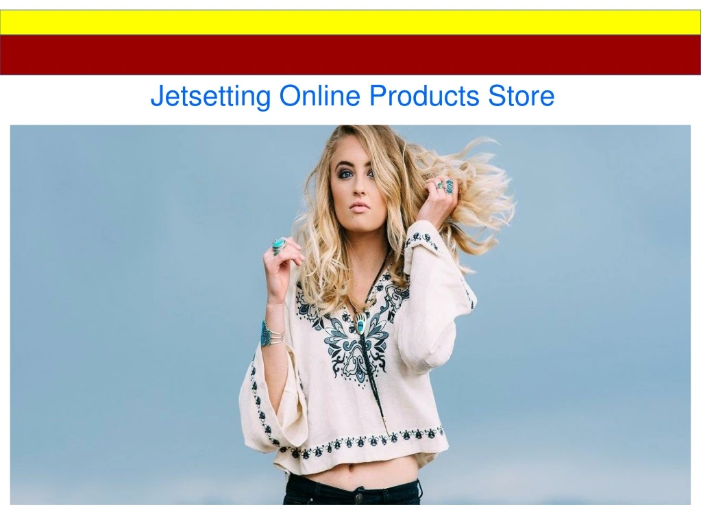 jetsetting online products store