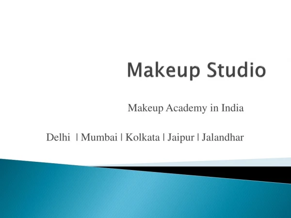 Professional Makeup Courses in Delhi
