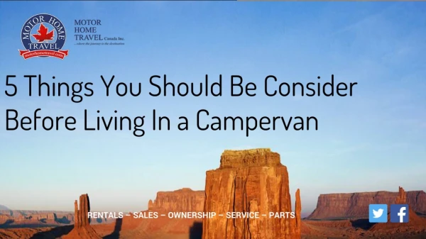 5 Things You Should Be Consider Before Living In a Campervan