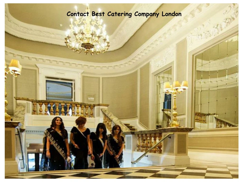 contact best catering company london