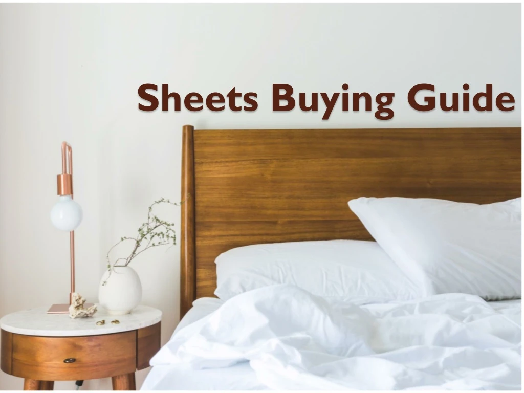sheets buying guide