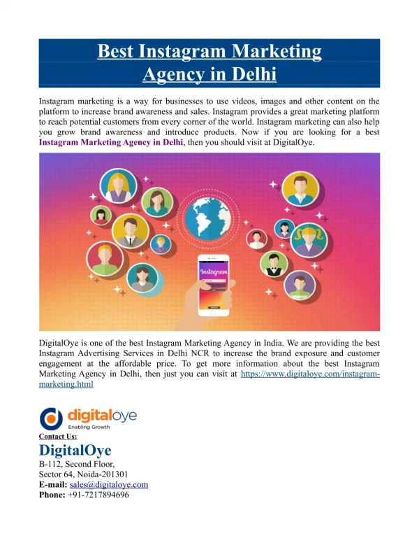 Best Instagram Marketing Agency in Delhi
